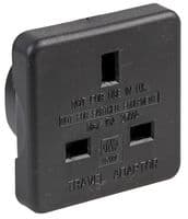 1518C BLK - PRO ELEC - 1518C BLK - Mains Adapter, UK, US, 10 A, Black, Plastic Body, 250 V