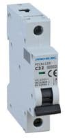 PELB1159 - PRO ELEC - PELB1159 - Thermal Magnetic Circuit Breaker, 32 A, 1 Pole, 415 V, DIN Rail