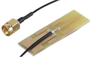 ECHO31/0.5M/SMAM/S/S/17 - SIRETTA - ECHO31/0.5M/SMAM/S/S/17 - PCB Antenna, 2.4GHz to 5.58GHz, 2.8 VSWR, 3dBi Gain, Vertical Polarisation, SMA Connector
