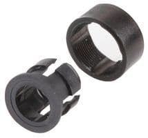 RTC52500 - KINGBRIGHT - RTC52500 - LED Housing, 9.1 mm x 6.7 mm, Black, Plastic, 5mm / T1 3/4 LEDs