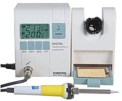 D00675 - DURATOOL - D00675 - Soldering Station, Temperature Controlled, 230V, 48W, UK Plug Type