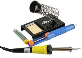D01855 - DURATOOL - D01855 - Soldering Iron Kit, 30 W, Iron, Stand, Pump, Solder