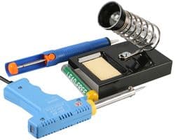D01856 - DURATOOL - D01856 - Soldering Gun Kit, Gun, Desoldering Pump, Safety Stand, Solder