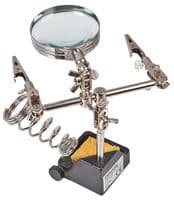 D03285 - DURATOOL - D03285 - THIRD HAND WITH MAGNIFYING GLASS
