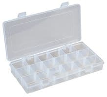 D00413 - DURATOOL - D00413 - Compartment Box, Clear, Plastic, General Purpose Storage, 35x125x230mm
