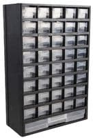 D00465 - DURATOOL - D00465 - Storage Cabinet, Wall Mount, 40 Compartments, 444mm x 138mm x 310mm
