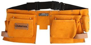 D02354 - DURATOOL - D02354 - Tool Belt, Leather, 225 mm Height, 560 mm Width
