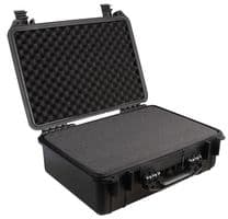 WATERPROOF CASE 18" - DURATOOL - WATERPROOF CASE 18" - Storage Case, Waterproof, Polypropylene, Black, 14.06", 357mm, 18.5", 470mm