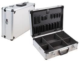 D01815-S - DURATOOL - D01815-S - Tool Case, Silver, Aluminium, 155 mm Height, 330 mm Width, 460 mm Depth