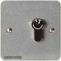 DEF-0668N-CY-1 - DEFENDER SECURITY - DEF-0668N-CY-1 - Keylock Switch, (On)-Off, SPST-NO, SPST-NC, 2 Position, 4 A