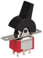 3MD1R2M1QE - MULTICOMP PRO - 3MD1R2M1QE - Rocker Switch, On-On, DPDT, Non Illuminated, Panel Mount, Black, 3M