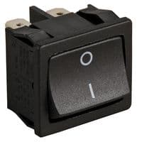 1802.1108 - MARQUARDT - 1802.1108 - Rocker Switch, Off-On, DPST, Non Illuminated, Panel Mount, Black, 1800 Series