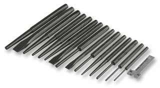 D00156 - DURATOOL - D00156 - Punch and Chisel Set, Mechanics, 16 Pieces of Punches and Chisels