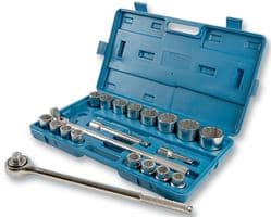 D00202 - DURATOOL - D00202 - 3/4" 21 Piece Metric Jumbo Socket Set