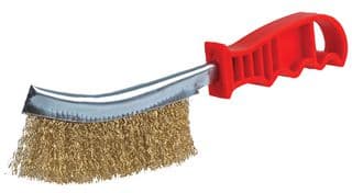 D00219 - DURATOOL - D00219 - Wire Brush, 265mm L x 15mm W, Flat Hand, Brassed Steel
