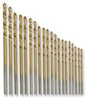 D00232 - DURATOOL - D00232 - Drill Bit Set, HSS, Micro, Twist / Jobber, 20 Piece