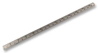 D00247 - DURATOOL - D00247 - Ruler, D End, Stainless Steel, 600mm, Double Sided for Imperial/Metric Graduations