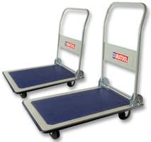 D00316 - DURATOOL - D00316 - Platform Truck, Heavy Duty, 4 Castors, 2 Fixed, 2 Swivel, 150kg Capacity