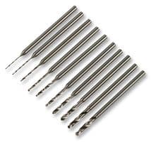DR4005 - SHESTO - DR4005 - Drill Bit Set, 10 Pieces, 0.5mm to 2.2mm, Steel, Microbox Shank