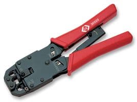 430020 - CK TOOLS - 430020 - Crimp Tool, Ratchet, RJ11, RJ12 & RJ45 Modular Plugs