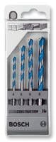 2608900646 - BOSCH - 2608900646 - Drill Bit Set, Multiconstruction, 5.5 mm - 8 mm, 4 Piece