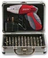 D01673 - DURATOOL - D01673 - 4.8V Cordless Screwdriver with 102 Piece Accessories