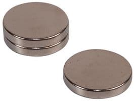 D01768 - DURATOOL - D01768 - Magnets, Button, Rare Earth, 18mm x 3mm, Pack of 3
