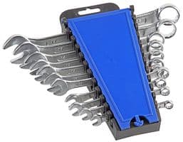 D02321 - DURATOOL - D02321 - Spanner Set, Combination, Chrome Vanadium Steel, Equal Ended, 11 Pieces