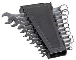 D02322 - DURATOOL - D02322 - Spanner Set, Combination, Chrome Vanadium Steel, Equal Ended, 11 Pieces