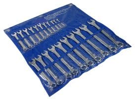 D02323 - DURATOOL - D02323 - Spanner Set, Combination, Chrome Vanadium Steel, Equal Ended, 21 Pieces