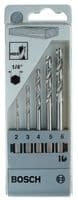 2608595525 - BOSCH - PROFESSIONAL / BLUE - 2608595525 - DRILL BIT SET, HEX SHANK WOOD, 5PC