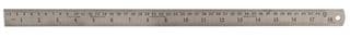 D03077 - DURATOOL - D03077 - 18" (450mm) Stainless Steel Ruler with Metric/Imperial Marking, Satin