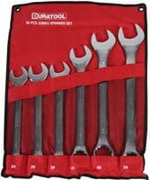D03084 - DURATOOL - D03084 - 34mm-50mm Large Spanner Set, 6 Piece