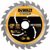 DT99562-QZ - DEWALT - DT99562-QZ - 190mm x 24T x 30mm XR Extreme Runtime Circular Saw Blade