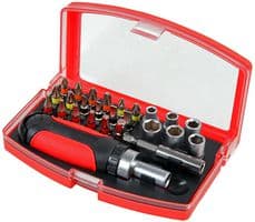 D03241 - DURATOOL - D03241 - Ratchet Screwdriver & Bit Set, 26 Piece