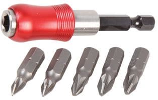D03245 - DURATOOL - D03245 - Quick Release Chuck & Bits, 6 Piece