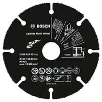 2608623012 - BOSCH - 2608623012 - 4 1/2" (115mm x 22.23mm) Angle Grinder Carbide Multi Material Cutting Disc
