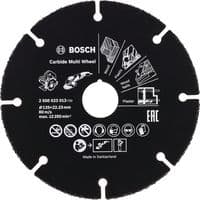 2608623013 - BOSCH - 2608623013 - 5" (125mm x 22.23mm) Angle Grinder Carbide Multi Material Cutting Disc