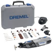 8220-2/45 - DREMEL - 8220-2/45 - Rotary Multi Tool Kit, Cordless, 12 V, 35000 rpm, UK