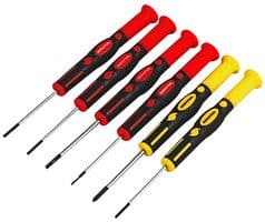 D03446 - DURATOOL - D03446 - Screwdriver Set, Precision, 6 Piece
