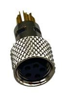854-B05-203RLS4 - NORCOMP - 854-B05-203RLS4 - SENSOR CONN, M8, 5POS, RCPT, CABLE