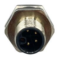 859-LP5-103R004 - NORCOMP - 859-LP5-103R004 - SENSOR CONN, M12, 5POS, PLUG, PANEL