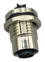 859-SP3-203R004 - NORCOMP - 859-SP3-203R004 - SENSOR CONN, M12, 3POS, RCPT, PANEL