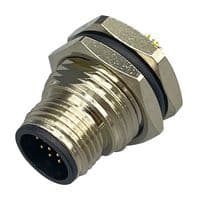 859-017-103R004 - NORCOMP - 859-017-103R004 - SENSOR CONN, M12, 17POS, PLUG, PANEL