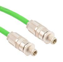 TRGPA404-05M - L-COM - TRGPA404-05M - SENSOR CORD, M12 PLUG-M12 PLUG, 19.7"