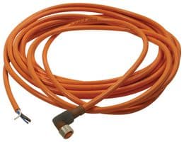 RKMWV 4-07/5M - LUMBERG AUTOMATION - RKMWV 4-07/5M - SINGLE ENDED SENSOR CORDSET, RIGHT ANGLE