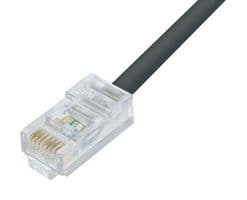 TRD695OD-200 - L-COM - TRD695OD-200 - CAT6 OUTDOOR PATCH CABLE, RJ45/RJ45, BLACK, 200.0 FT