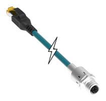 120341-0750 - MOLEX - 120341-0750 - SENSOR CORD, 8P M12 RCPT-RJ45 PLUG/19.7"