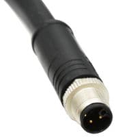 M12L-05BMMM-SL8H01 - AMPHENOL LTW - M12L-05BMMM-SL8H01 - SENSOR CORD, 5P M12 PLUG-FREE END, 3.3FT