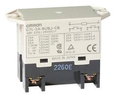 G7L-2A-BUBJ-CB-AC24 - OMRON ELECTRONIC COMPONENTS - G7L-2A-BUBJ-CB-AC24 - POWER RELAY, DPST-NO, 25A, 24VAC, PANEL